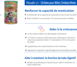 Noah U + Céréales pour Bébé; Céréales Mixtes