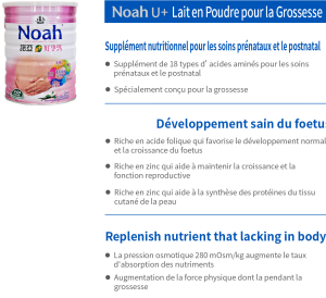 Noah U + Lait en Poudre pour la Grossesse