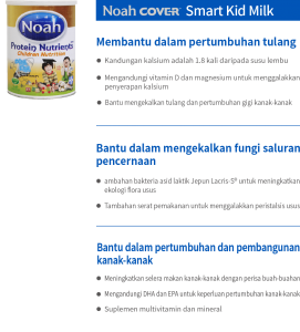 Noah Cover Smart Kid Milk