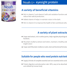 Noah U+ eyesight protein